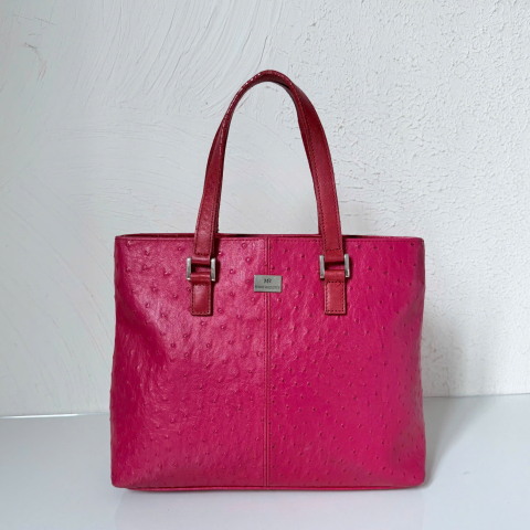 Mario Rozzrtty Ostrich Leather Tote Bag 