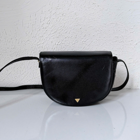 Bally Black Leather Crossbody Bag 