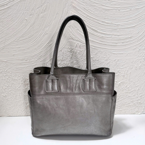 HIROFU Leather Tote Bag