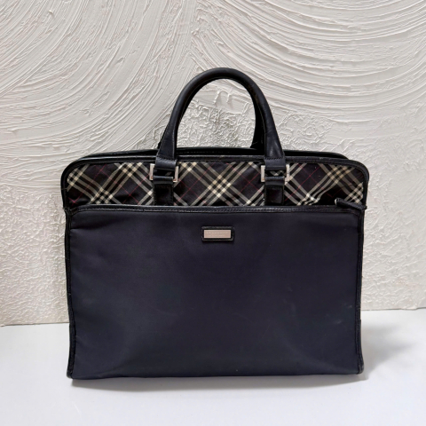 Burberry Black Label Nylon Briefcase
