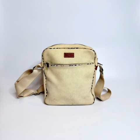  Burberry London Canvas Messenger Bag
