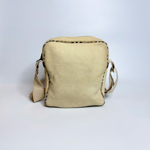  Burberry London Canvas Messenger Bag