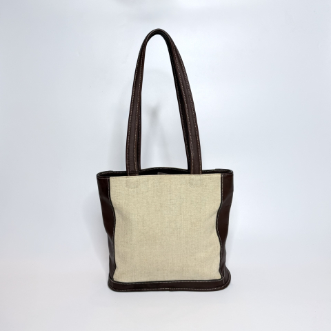 Coach Bleecker Vintage Linen Canvas Tote