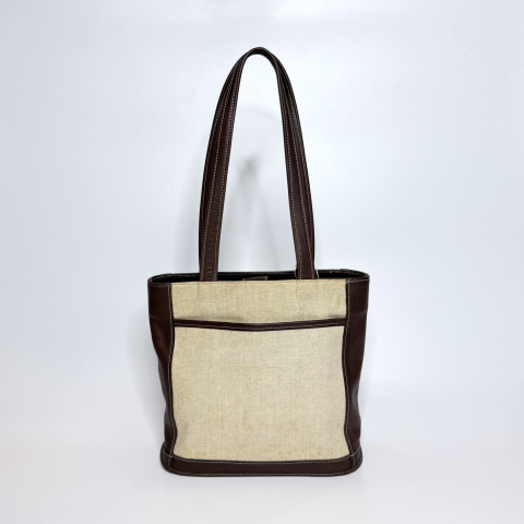 Coach Bleecker Vintage Linen Canvas Tote
