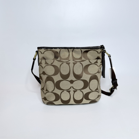 Coach Signature Stripe Duffle