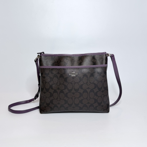 Coach Signature File Bag