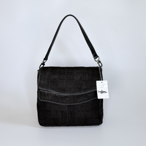 Vintage Shark Skin Flap Shoulder