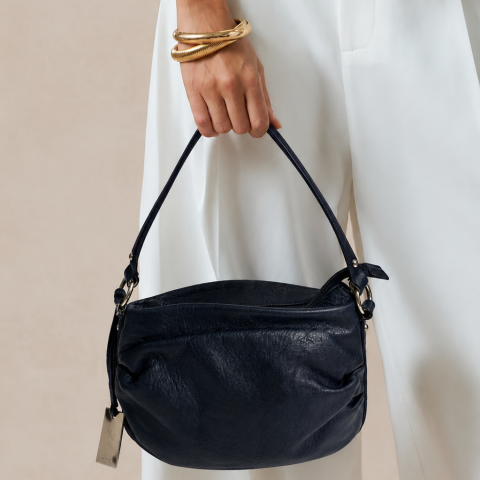 Furla Vintage Leather Hobo Bag