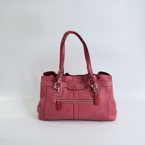 Coach Hampton Pebbled Leather Carryall