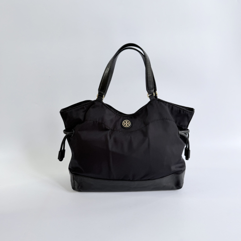 Tory Burch Ella Nylon Drawstring Tote Bag