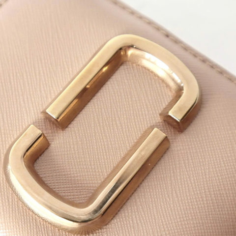 Marc Jacobs Pink Snapshot mini compact wallet