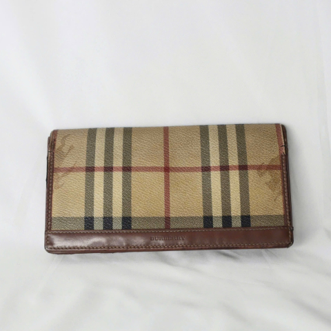 Burberry Nova Check Horse Long Wallet