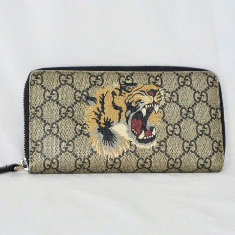 Gucci Tiger Print Long Wallet