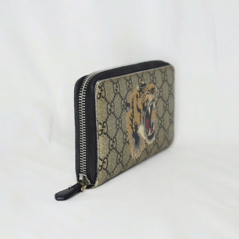 Gucci Tiger Print Long Wallet