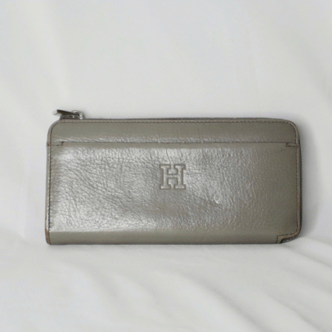Hirofu Leather Long wallet