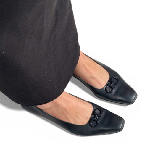 Salvatore Ferragamo Heels Metal Full Box