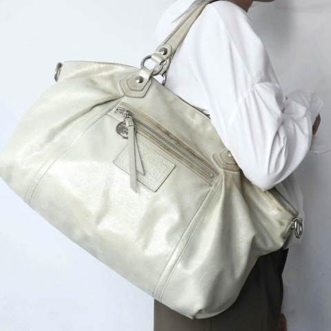 Coach Leather Poppy Bag