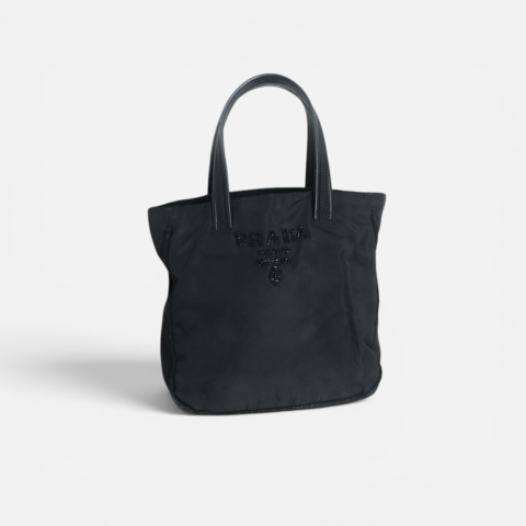 Prada Handbag Nylon Black