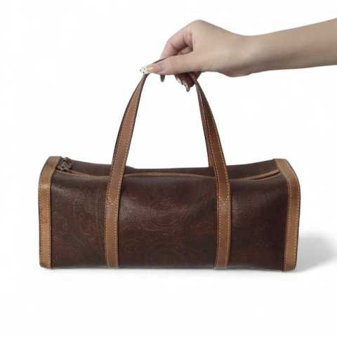 Etro Milano Papillon Mini Boston Handbag