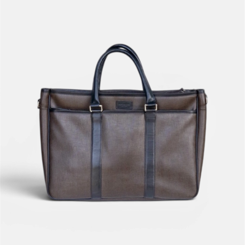 COACH Business Bag Briefcase Heritage Check