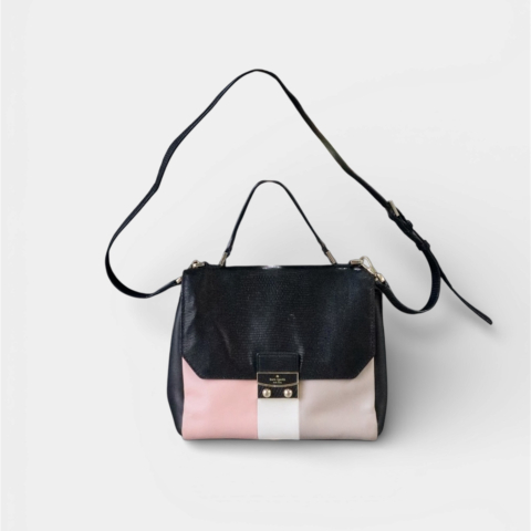 Kate Spade New York Violet Drive Stripe Kinslee Satchel. 