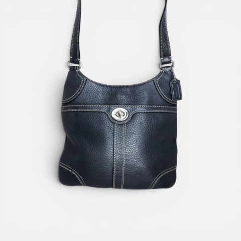 Coach Shoulder bag leather Black