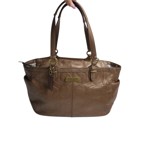 Coach Gallery Embossed Signature C Tote