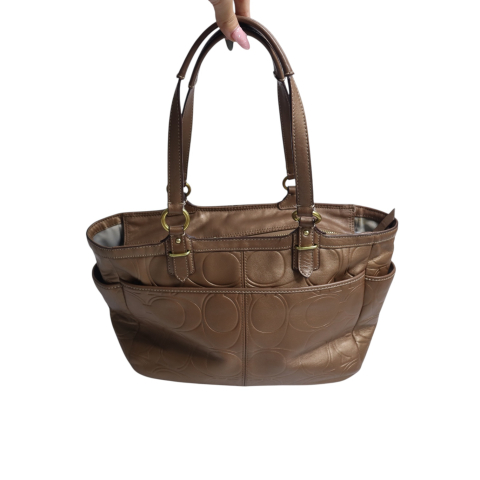 Coach Gallery Embossed Signature C Tote