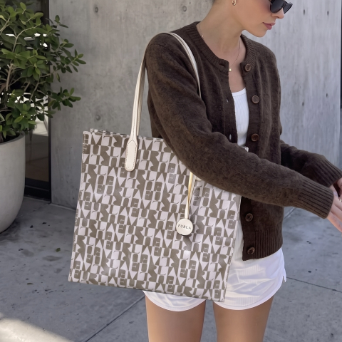 Furla Monogram Tote Bag