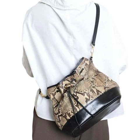 Bucket Bag da rắn 