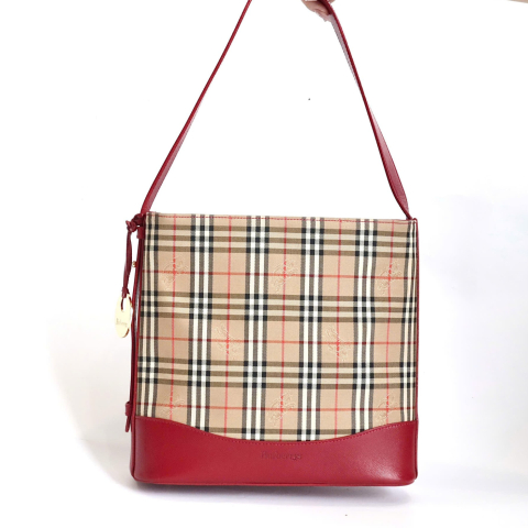 Burberry Haymarket Canvas Pocket 