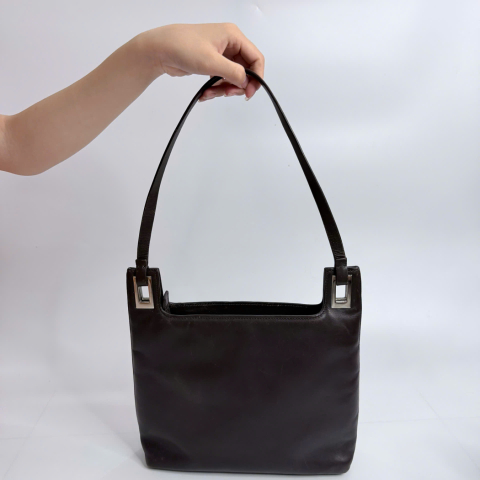 Gucci Vintage Leather Shoulder Bag